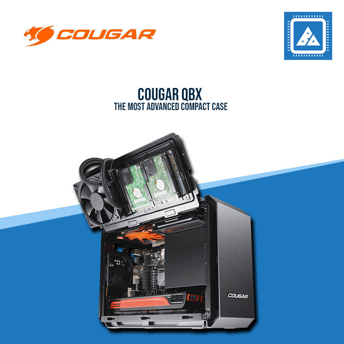 COUGAR QBX ULTRA COMPACT GAMING CASE /ATX PSU COMPATIBLE/ 1*FAN (M-ITX) COUGAR QBX ULTRA COMPACT GAMING CASE /ATX PSU COMPATIBLE/ 1*FAN (M-ITX)
